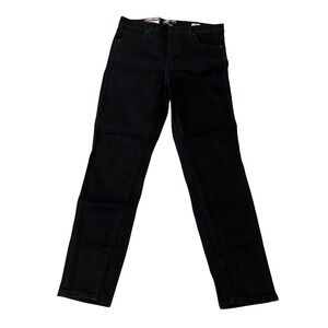 Kirkland Signature Black Denim Jeans Size 6 Straight Leg‎ Mid Rise